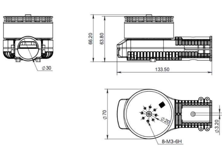好盈hobbywing X6 PLUS植保电机电调2388桨叶正品6215 动力X6套装 - 图3