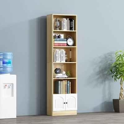 Простая книжная полка, современная и минималистичная коробочка для хранения для спальни, книжный шкаф для школьников