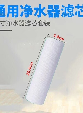 小霸王语音款加热一体机净水器8寸20cm长直径6cm小口径滤芯过滤器