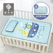 muslin tree summer newborn ice silk cool mat breathable kindergarten lunchtime baby crib mat