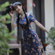 Singing on This Shore*Original-Midsummer Long Cheongsam Yilu Shen Girl (ຫຼຸດລາຄາ, ສ່ວນຫຼຸດ 50%) ໃນຂະນະທີ່ສິນຄ້າໝົດ.
