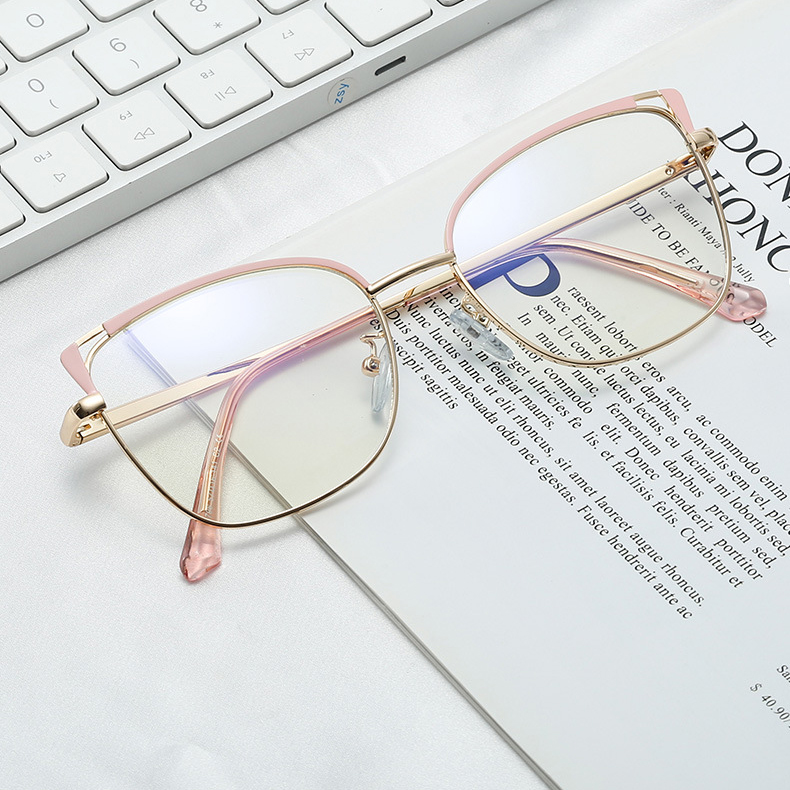 防蓝光镜女平光镜ladies fashion optical glasses frames women - 图1