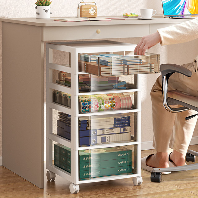 7GWO drawer file storage cabinet desktop multi-layer A4 storage box office student desk under the crack storage