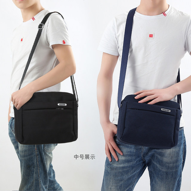 Thickened Oxford Cloth Waterproof Wear-resistant Men's Crossbody Bag