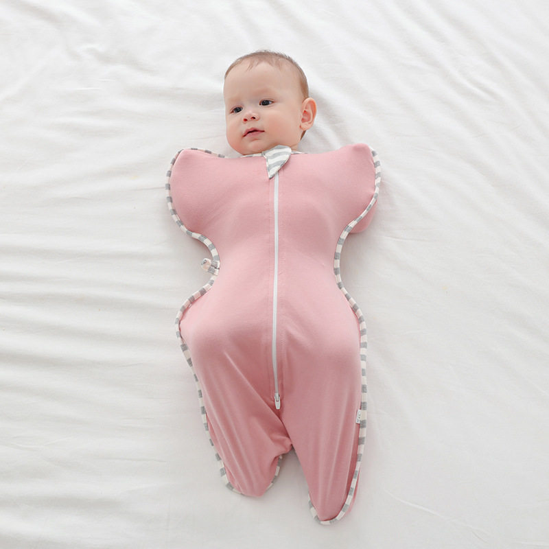 新生婴儿投降式防惊跳睡袋春夏季薄款宝宝包裹襁褓抱被防踢被神器,淘宝优惠券,粉丝福利购,淘宝优惠卷