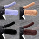 Electric rider handlebar cover to keep warm and cold-proof in winter with velvet