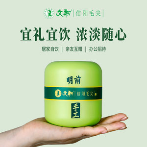 春茶上市文新信阳毛尖绿茶2026新茶茶叶明前特级嫩芽头采75g*2罐