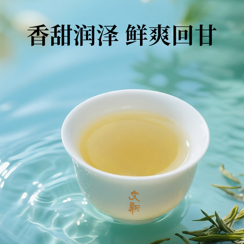 文新茶叶茉莉花茶信阳毛尖茉莉毛尖（200）浓香型一级罐装200g - 图1