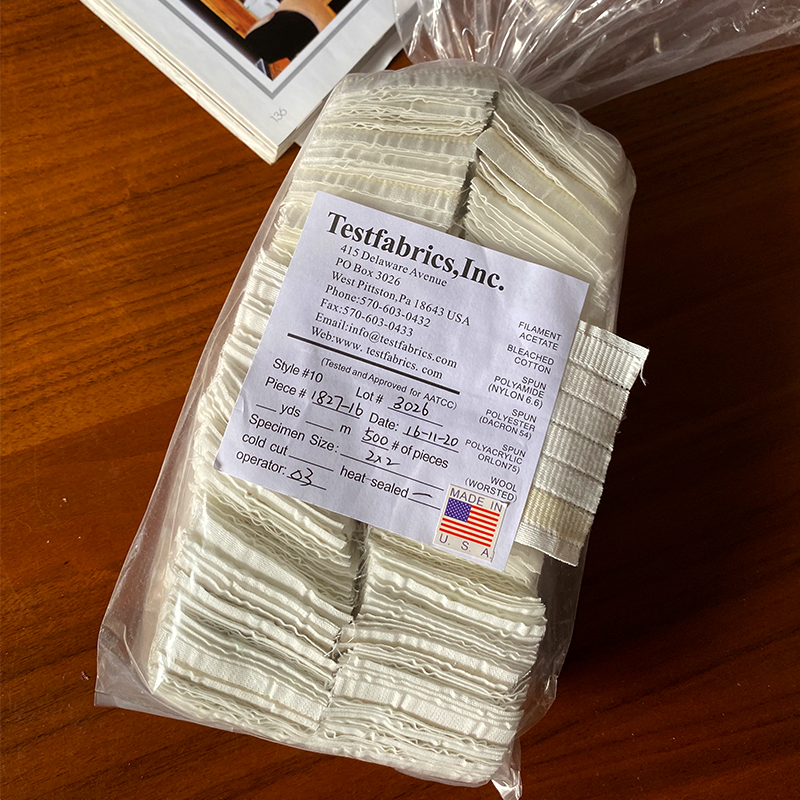 10#冷切 测试布AATCC10#号多纤维布美标六纤维布多纤维贴衬布附布,淘宝优惠券,粉丝福利购,淘宝优惠卷
