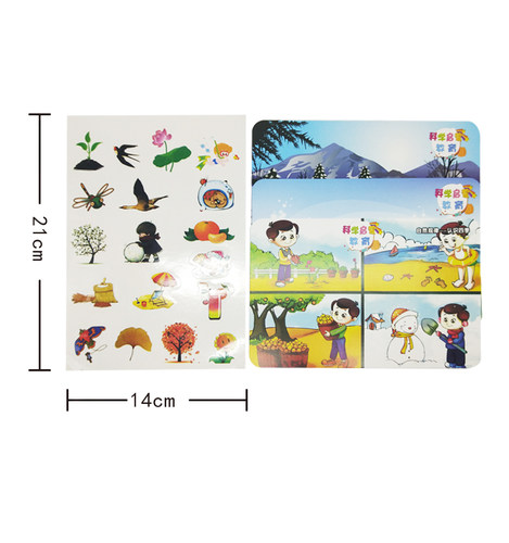 Y4认识四季春夏秋冬变化幼小初科学实验器材小问号益智教具 - 图1