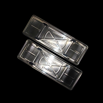 New rules Blue card petrol car New energy car Plate rims Stainless Steel License Plate Frame Trays Green Cards Big Trucks