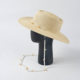 Straw hat travel European beauty spring and summer flat brim