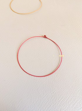 0.3mm蜡线震撼细手工手绳小红绳手链玛瑙扣脚链女情侣编织绳极细