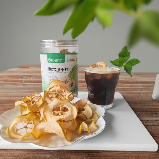 Xu Xiaodou Dried Papaya Slices Cocktail Coffee Decoration