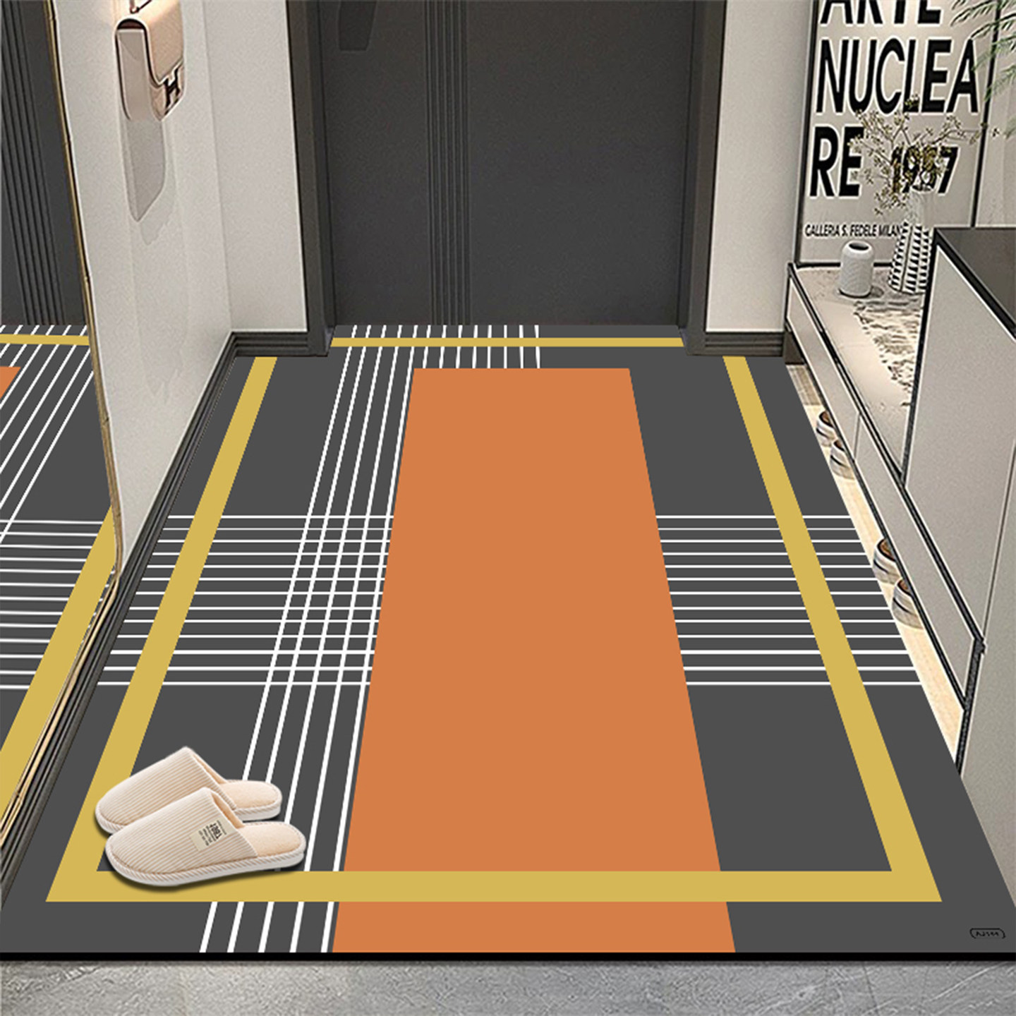 入户门地垫硅藻泥可擦洗厨房门垫进门门口地垫家用进户门垫子地毯,淘宝优惠券,粉丝福利购,淘宝优惠卷