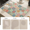Diatom mud draining mat kitchen floor mat