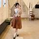 RESLIEEN Orangery Royal Oak Wool Vest Skirt Rich Style 25 Spring and Summer Intelligentsia