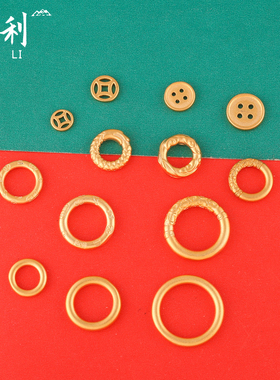 博婷女生铜质简约不掉色戒指闭口