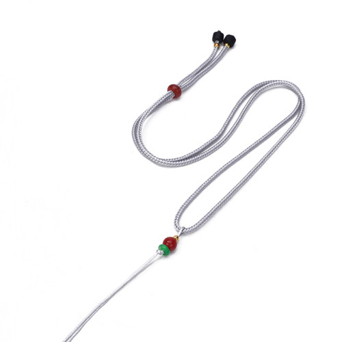 金珠玉髓项链绳   手工编织玉绳珠宝翡翠玉石挂件绳男女款挂坠绳 - 图3