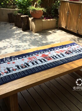 爆款推荐苗家壁挂布特色餐厅蜡染