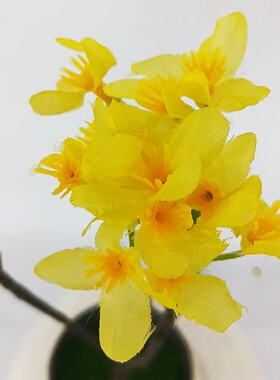 仿真植物叶金桂枝桂花绢花室内外落地盆栽工程客厅店铺装饰直销