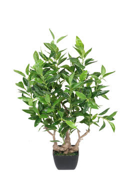 高仿真植物红叶假树叶橄榄叶月桂红楠新桂花盆栽装饰室内摆设直销