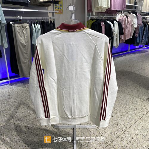 Adidas阿迪达斯正品春季新款男三叶草梭织翻领休闲夹克外套JZ2249 - 图0
