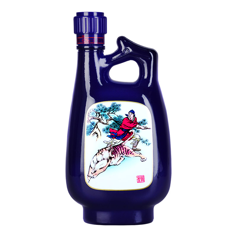 景芝酒42度500mL4瓶礼盒景阳春浓香型粮食酒山东高档中秋过节送礼 - 图2