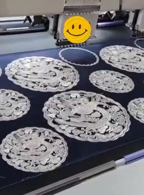 定制绣花 服装围裙logo 毛巾刺绣 绣花片  印章 服装辅料