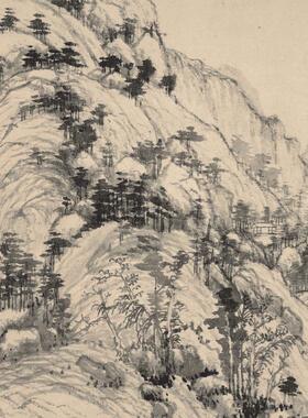 元 黄公望富 春山居图卷 十大名画仿古国画山水画真迹复制品手卷