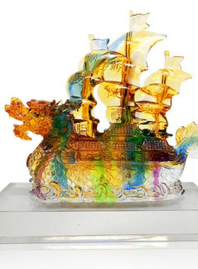 琉璃高档开业礼品办公桌装饰摆设