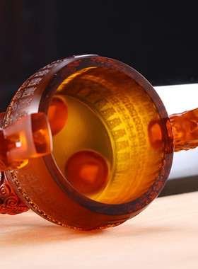 博之源琉璃聚宝盆玄关酒柜装饰品