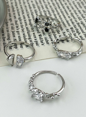 FANTAI四件套戒指2022新款女轻奢高级设计感小众精致冷淡风首饰潮