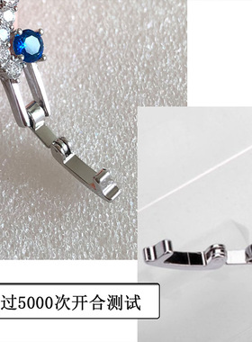 心念手链 铜镶AAA锆石彩色时尚波浪形女款手饰精美S形手链厂家批