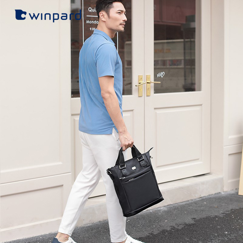 威豹男商务休闲12寸电脑律师单肩包 威豹男士包袋