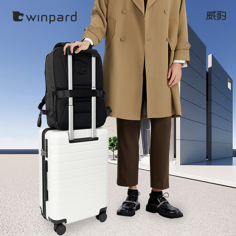 威豹电脑双肩包15.6寸大容量商务出差背包14寸通勤旅行户外包,淘宝优惠券,粉丝福利购,淘宝优惠卷