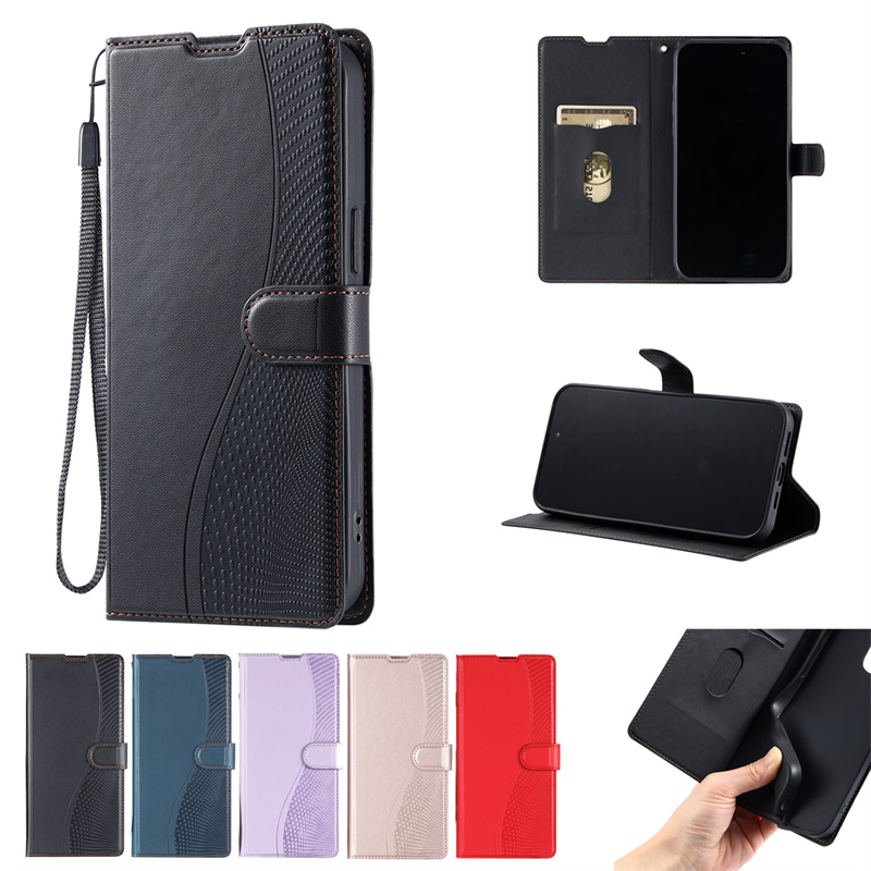 适用于小米Poco X3/X3 NFC/X3 Pro手机套软硅胶全包边防摔外壳电话保护套翻盖式皮套插卡支架耐用韩日风个性 - 图1