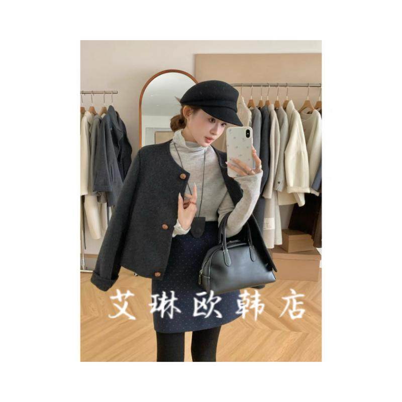 福利840秋冬韩系圆领100澳洲超细羊毛双面羊绒大衣短款外套女,淘宝优惠券,粉丝福利购,淘宝优惠卷