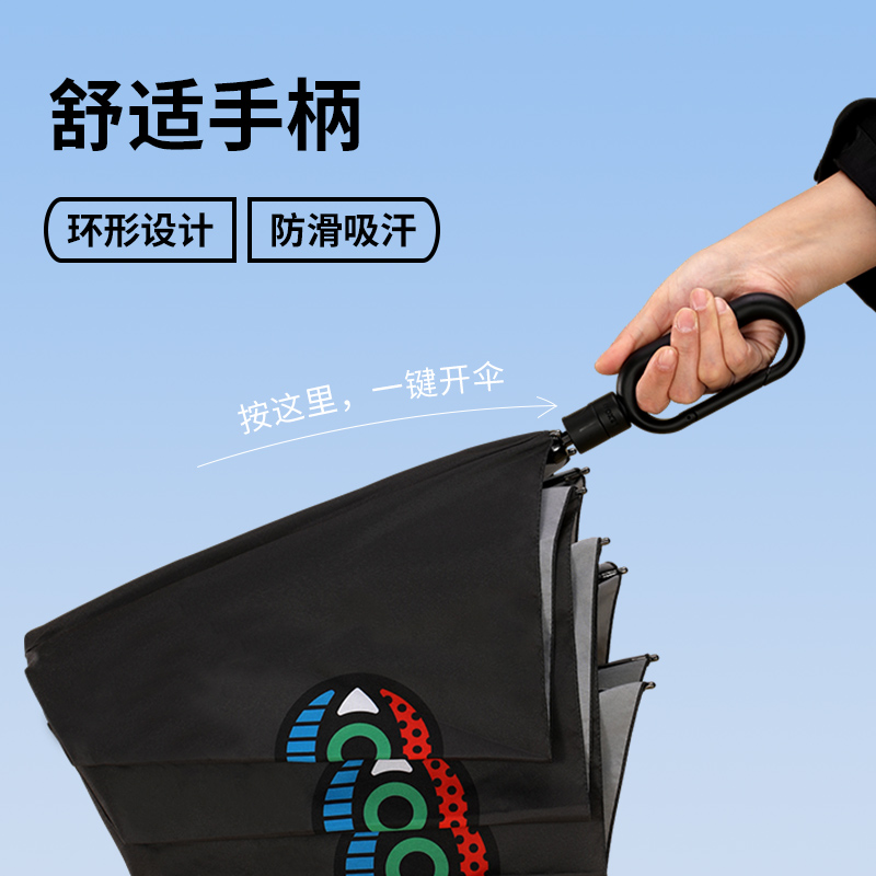 法国乐上LEXON&CK艺术家联名大伞面晴雨两用折叠自动伞男女商务 - 图2