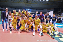 New volleyball conserved Italian mens volleyball league Modena Bruno with the same short sleeve speed dry breathable free print