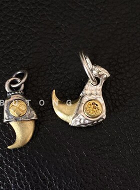 男女925纯银DIY小配件吊坠复古