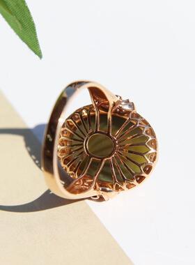 原创设计翡翠金镶玉手饰送老婆