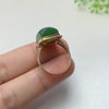 Fashion trendy Hetian jade gold inlaid hand jewelry for wife