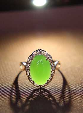 原创设计翡翠金镶玉送老婆礼物