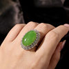 Fashionable Hetian jade gold and jade necklace for wife