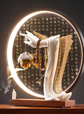 陶瓷摆设中式茶室灯饰佛手摆件