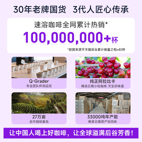 后谷纯黑咖啡粉速溶美式无添加蔗糖低脂云南小粒咖啡官方旗舰店 - 图3