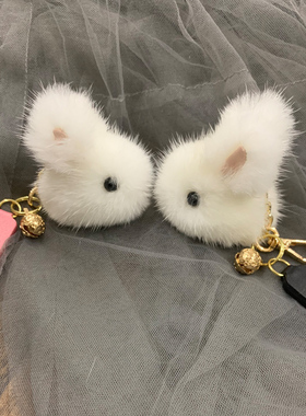 哥本哈根水貂毛小兔子玉兔萌萌
