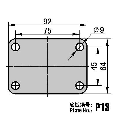 正品申牌3寸4寸5寸中型聚氨酯刹车轮耐磨PU定向万向静音工业轮 - 图0