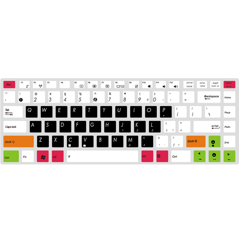 华硕笔记本电脑键盘保护膜贴 F401 S46E S400 R400V X401A VM400C - 图2